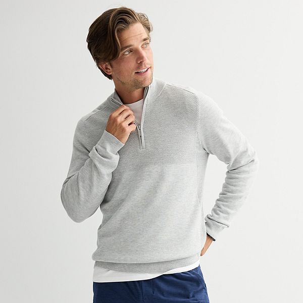 simple  style16インチ Men's FLX Commuter 1/4-Zip Sweater