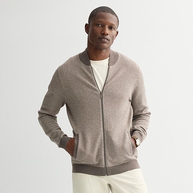 【hug your skin】24fw Flap Knitted zip-up ◇HUG YOUR SKIN Flap Knit Zip-Up◇ (hug your skin/アウター
