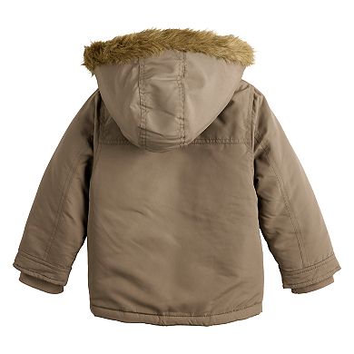 Baby & Toddler Boy Carter's Faux-Fur Trim Hooded Parka