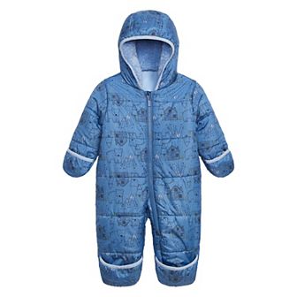 Baby Carter's Printed Fleece-Lined Hooded Snowsuit