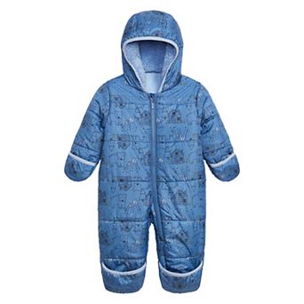 Baby Carter's Printed Fleece-Lined Hooded Snowsuit