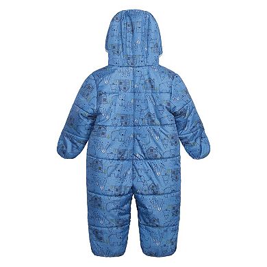 Baby Carter's Printed Fleece-Lined Hooded Snowsuit