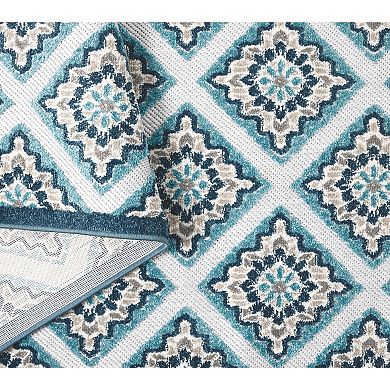 Town & Country Everyday Brooks Retro Geo Indoor Outdoor Area Rug
