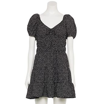 Juniors' Liberty Love Puff Sleeve Cadence Dress