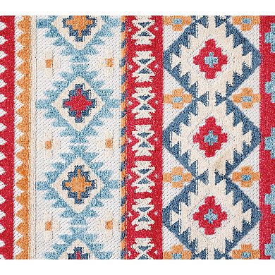 Town & Country Everyday Dahlia Southwestern Stripe Indoor Outdoor Area Rug