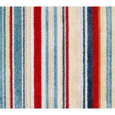 Town & Country Everyday Rio Multicolor Stripe Indoor Outdoor Area Rug