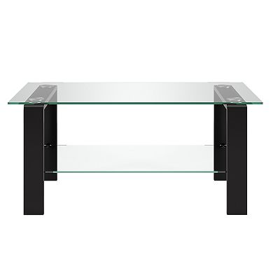 Finley & Sloane Asta Rectangular Coffee Table