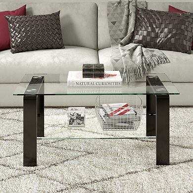 Finley & Sloane Asta Rectangular Coffee Table