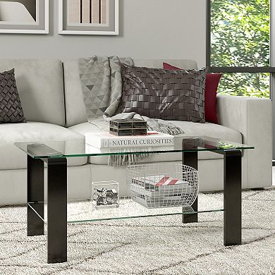 Finley & Sloane Asta Rectangular Coffee Table