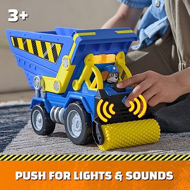 Paw Patrol Rubble & Crew Bark Yard Deluxe Dump Truck Construction Vehicle
