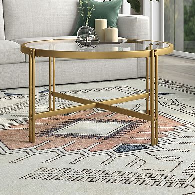 Finley & Sloane Inez Round Coffee Table