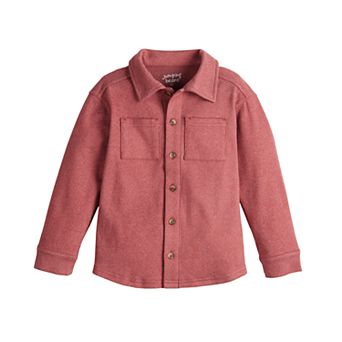 Baby & Toddler Boy Jumping Beans® Cozy Knit Button-Down Shirt
