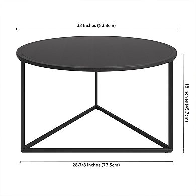 Finley & Sloane Jenson Round Coffee Table
