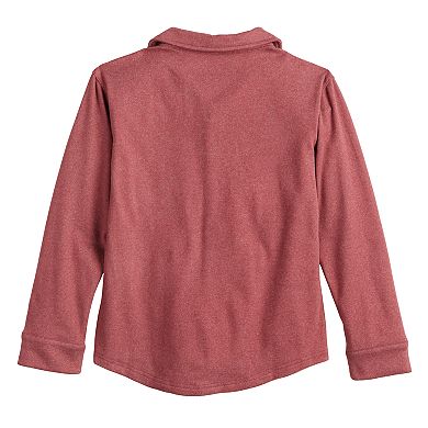 Boys 4-12 Jumping Beans® Cozy Knit Button-Down Shirt