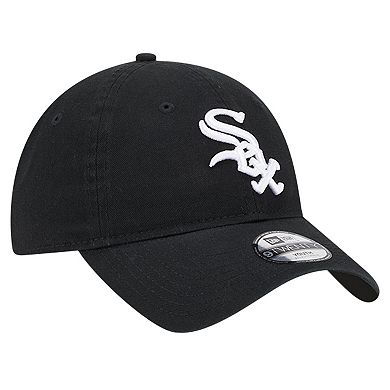 Youth New Era Black Chicago White Sox Team Color 9TWENTY Adjustable Hat