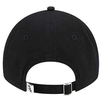 Youth New Era Black Chicago White Sox Team Color 9TWENTY Adjustable Hat