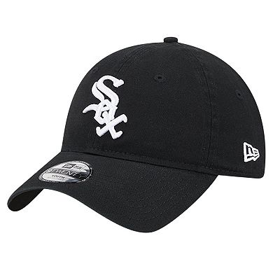 Youth New Era Black Chicago White Sox Team Color 9TWENTY Adjustable Hat