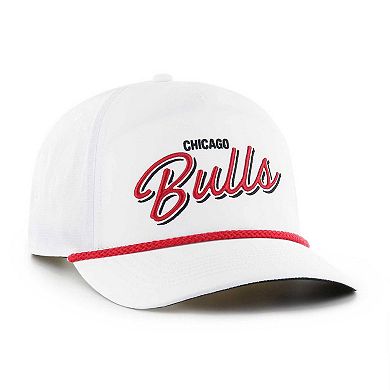 Men's '47 White Chicago Bulls Fairway Hitch brrr Adjustable Hat