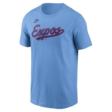 Men's Nike Vladimir Guerrero Powder Blue Montreal Expos Cooperstown Collection Fuse Name & Number T-Shirt