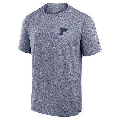 Men's Fanatics Signature Navy St. Louis Blues Front Office Tech T-Shirt