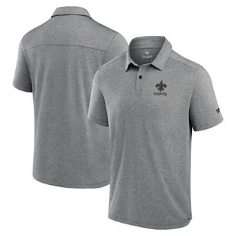 Men's Fanatics Signature Black New Orleans Saints Front Office Tech Polo Shirt