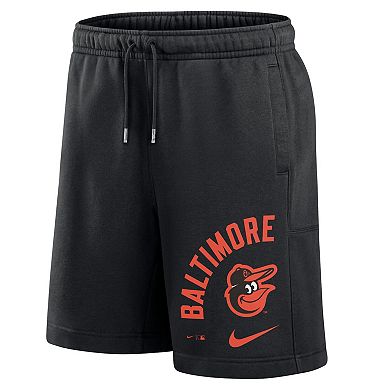 Men's Nike Black Baltimore Orioles Arched Kicker Shorts