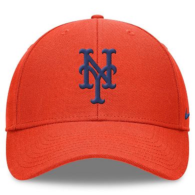 Men's Nike Orange New York Mets Evergreen Club Performance Adjustable Hat