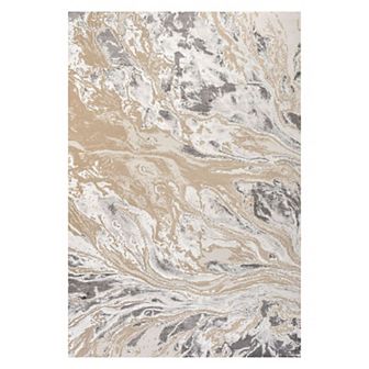 Swirl Marbled Abstract Area Rug