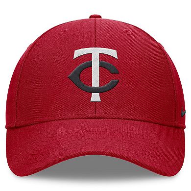 Men's Nike Red Minnesota Twins Evergreen Club Performance Adjustable Hat