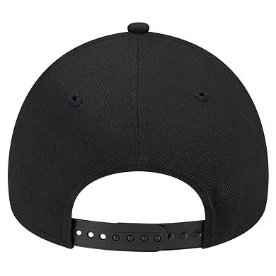 Men's New Era Black Arizona Diamondbacks Team Color A-Frame 9FORTY Adjustable Hat
