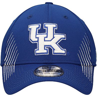 Men's New Era Royal Kentucky Wildcats Active Slash Sides 39THIRTY Flex Hat