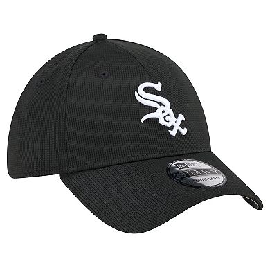 Men's New Era Black Chicago White Sox Active Pivot 39THIRTY Flex Hat