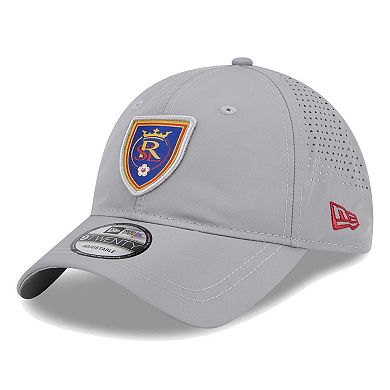 Men's New Era Gray Real Salt Lake Active 9TWENTY Adjustable Hat