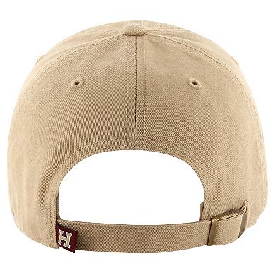 Men's '47 Khaki Harvard Crimson Clean Up Adjustable Hat