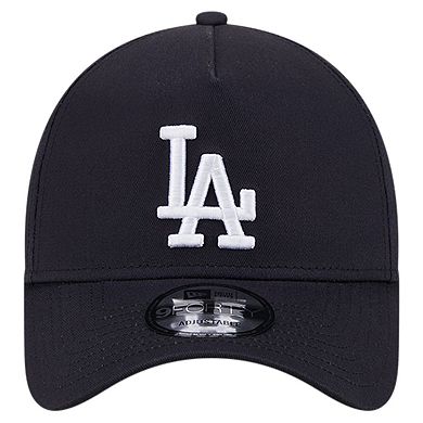 Men's New Era Navy Los Angeles Dodgers Team Color A-Frame 9FORTY Adjustable Hat
