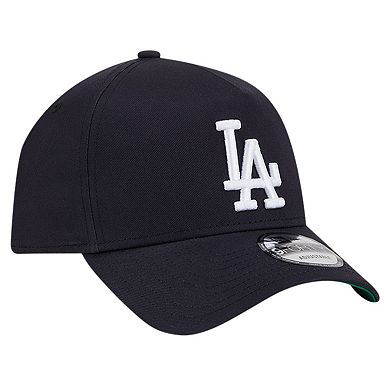 Men's New Era Navy Los Angeles Dodgers Team Color A-Frame 9FORTY Adjustable Hat