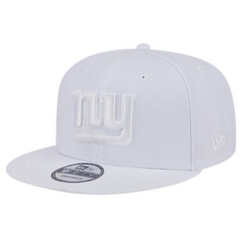 Men's New Era New York Giants Main White on White 9FIFTY Snapback Hat