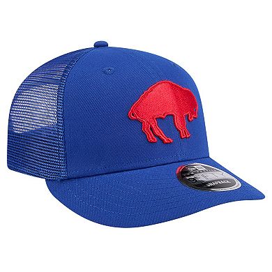 Men's New Era  Royal Buffalo Bills  Main Trucker Low Profile 9FIFTY Snapback Hat