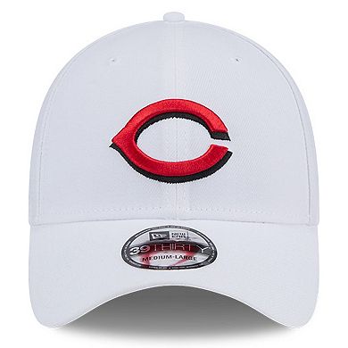 Men's New Era White Cincinnati Reds Evergreen 39THIRTY Flex Hat