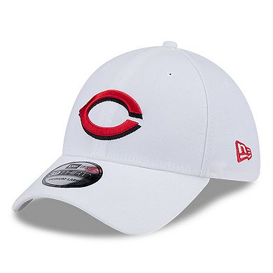 Men's New Era White Cincinnati Reds Evergreen 39THIRTY Flex Hat