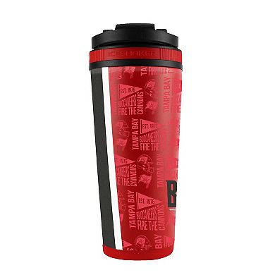WinCraft Tampa Bay Buccaneers 26oz. 4D Stainless Steel Ice Shaker Bottle