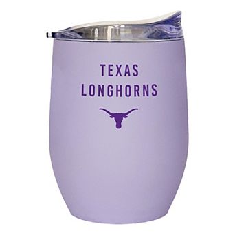 Texas Longhorns 16oz. Lavender Soft Touch Curved Tumbler