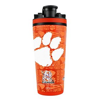 WinCraft Clemson Tigers 26oz. 4D Stainless Steel Ice Shaker Bottle