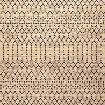 Ourika Moroccan Geometric Textured Weave Light Indoor/Outdoor Area Rug