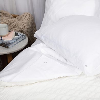 Silver Goose Bed Sheet Set Organic Cotton Woven with Real Silver Clean, Cooling, & Ultra-Breathable
