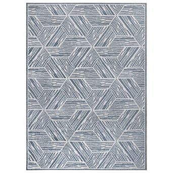Arches Contemporary Minimalist Machine-washable Area Rug
