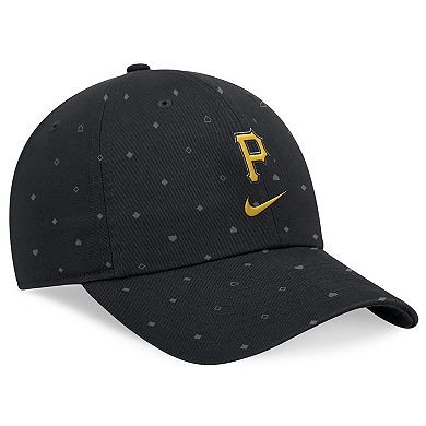 Men's Nike  Black Pittsburgh Pirates Primetime Print Club Adjustable Hat