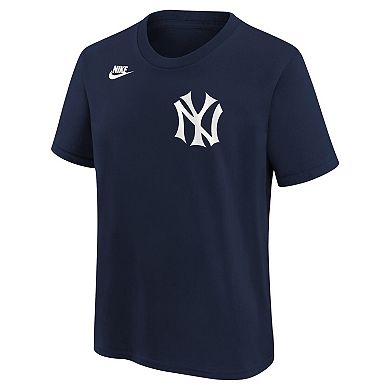 Youth Nike Babe Ruth Navy New York Yankees Cooperstown Collection Name & Number T-Shirt