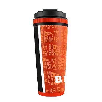 WinCraft Cincinnati Bengals 26oz. 4D Stainless Steel Ice Shaker Bottle