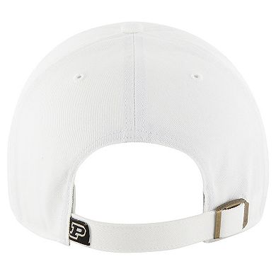 Men's '47 White Purdue Boilermakers Clean Up Adjustable Hat